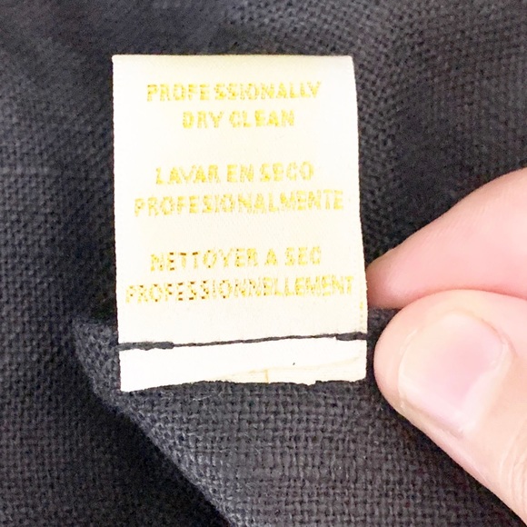 Jenny Han Coated Strapless Molded Cup Linen Blend Bodice Dress Women’s Small - Picture 8 of 8